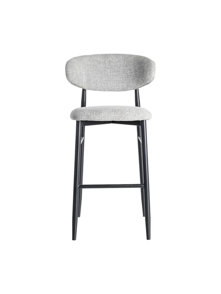 ÉLITE grande 53 X 52 taburete gris-negro