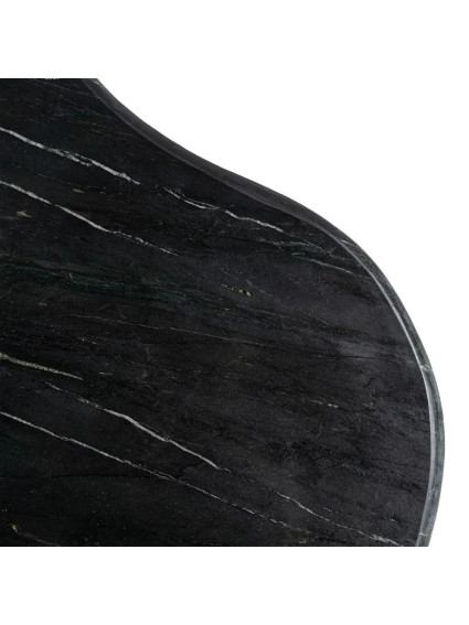 AZABACHE 135 X 80 mesa de centro mármol negro