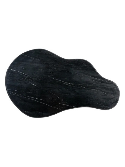 AZABACHE 135 X 80 mesa de centro mármol negro