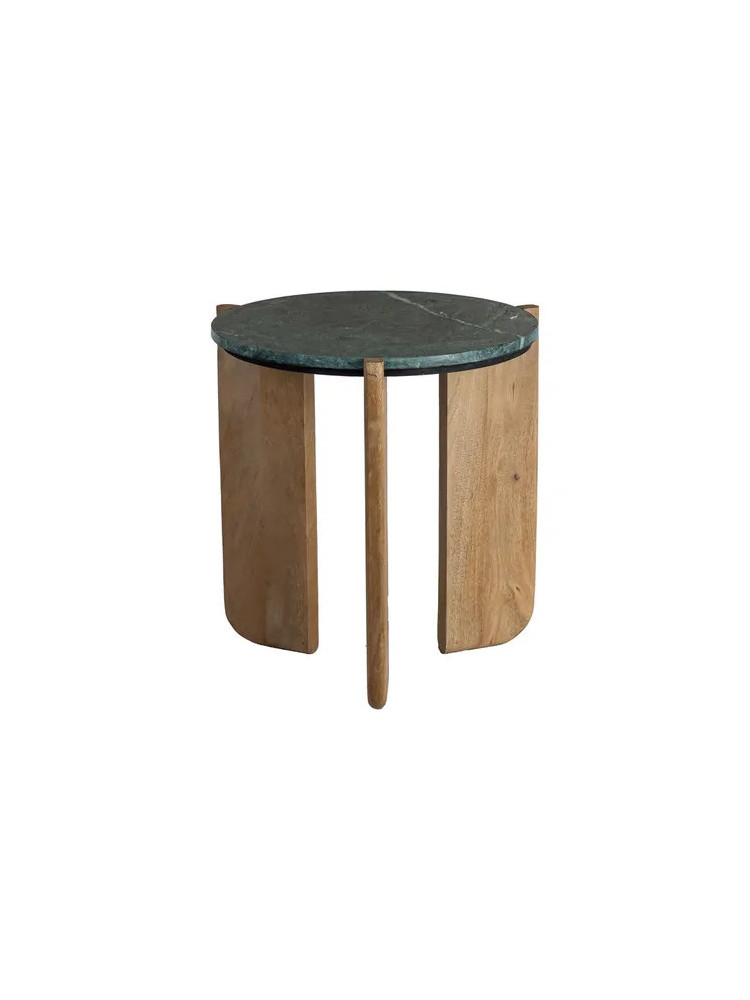 MALAQUITA 46 X 46 mesa auxiliar mármol