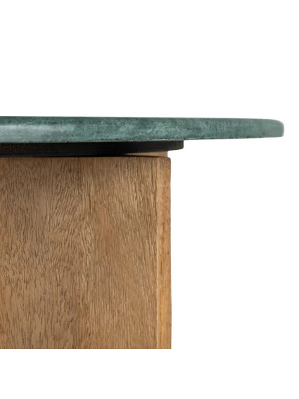 ESMERALDA 97 X 97 mesa de centro mármol