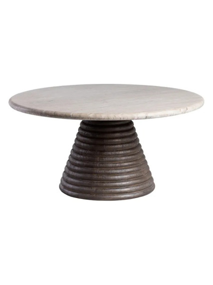 MARISTELA mesa de centro mármol madera