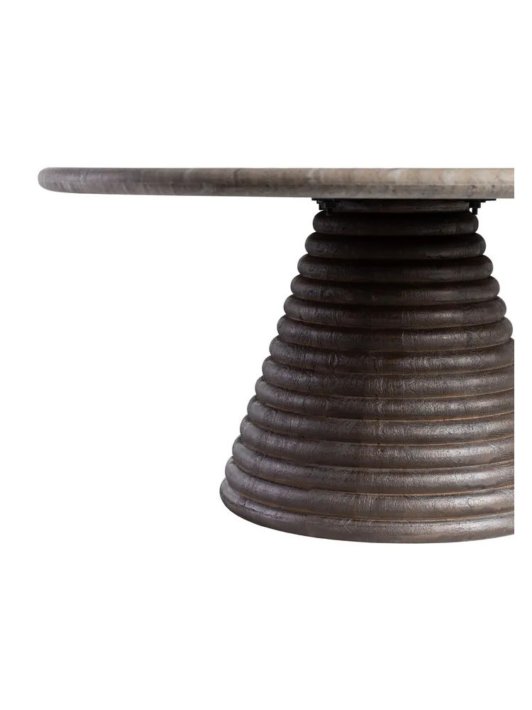 MARISTELA mesa de centro mármol madera