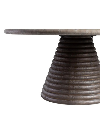 MARISTELA mesa de centro mármol madera