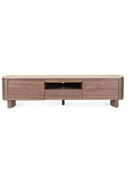 BRUNO 180 X 39,5 mueble TV nogal