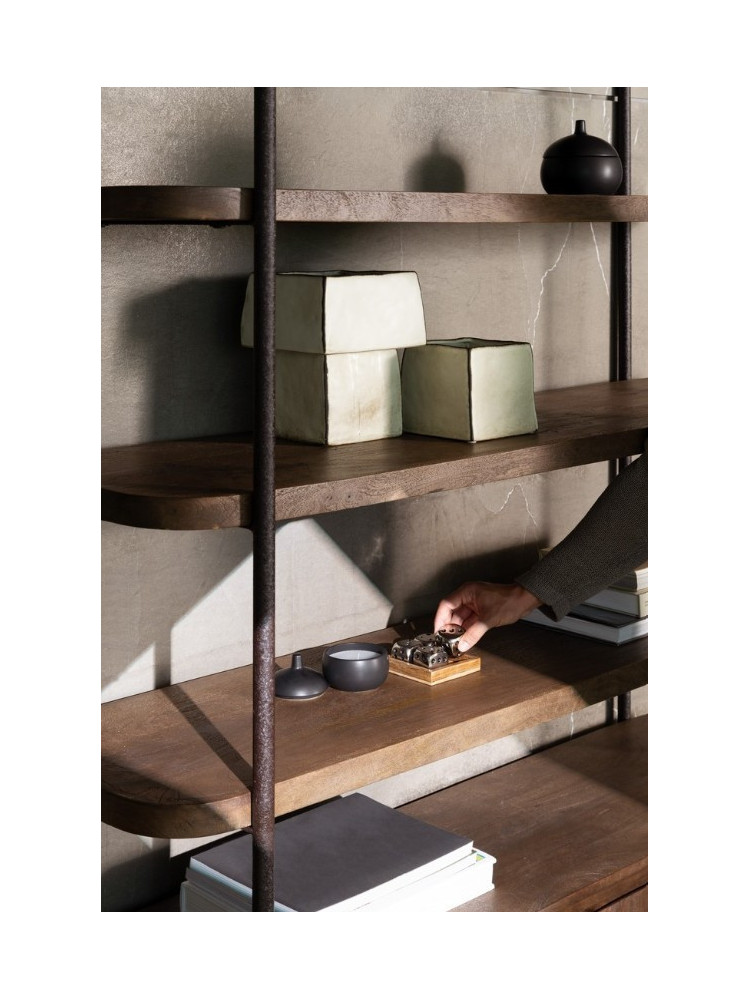 TITÁN 150 X 45 librería madera de mango