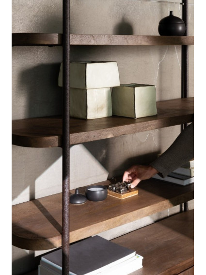TITÁN 150 X 45 librería madera de mango