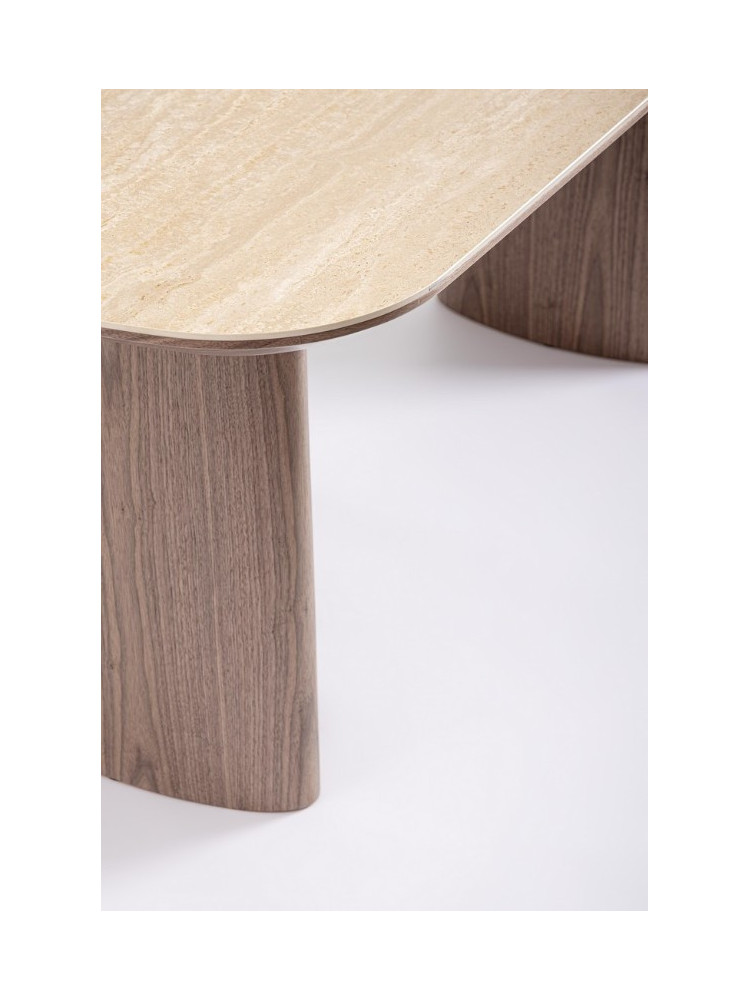 BRUNO 180 X 90 mesa de comedor nogal