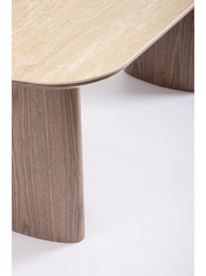 BRUNO 180 X 90 mesa de comedor nogal