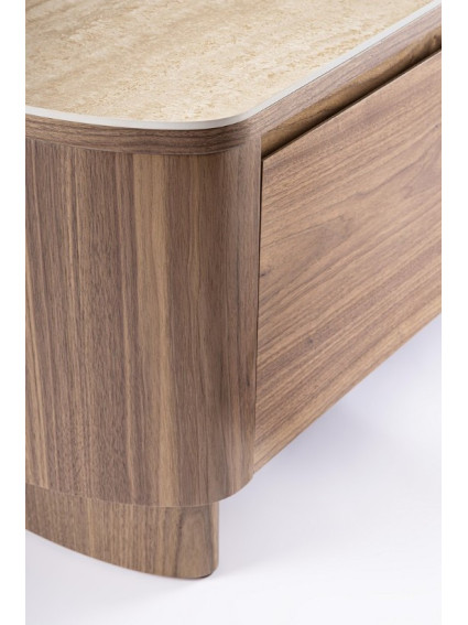 BRUNO 180 X 39,5 mueble TV nogal