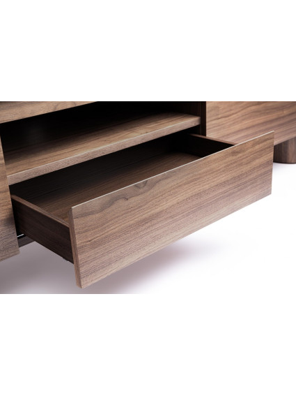 BRUNO 180 X 39,5 mueble TV nogal