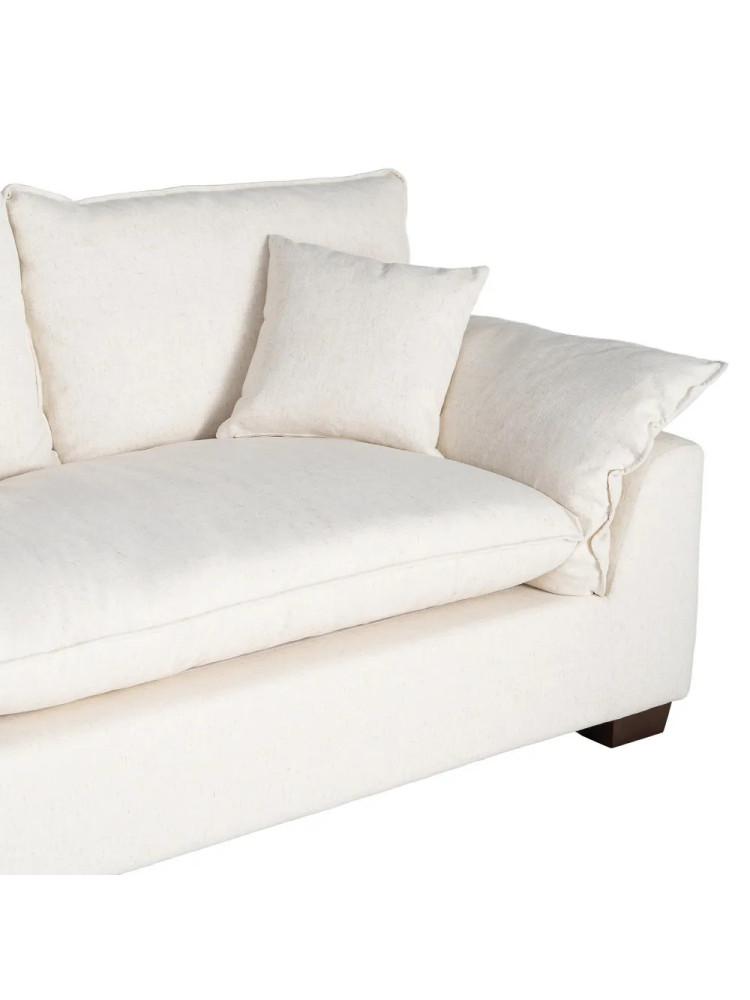 SIROCO 178 X 101 sofá crema tejido
