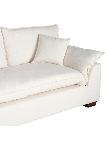 SIROCO 178 X 101 sofá crema tejido