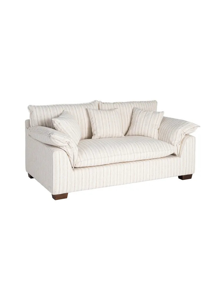 SIROCO 178 X 101 sofá rayas crema tejido