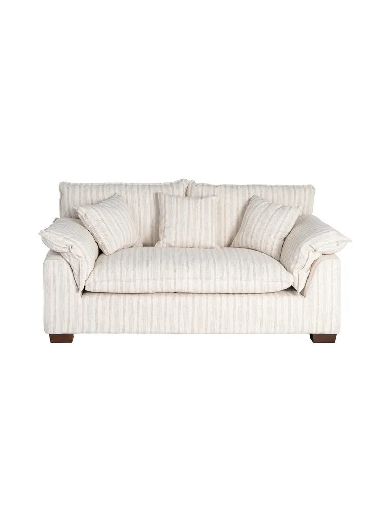 SIROCO 178 X 101 sofá rayas crema tejido