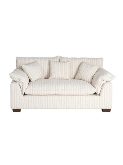 SIROCO 178 X 101 sofá rayas crema tejido