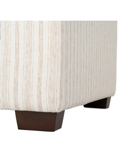 SIROCO 178 X 101 sofá rayas crema tejido