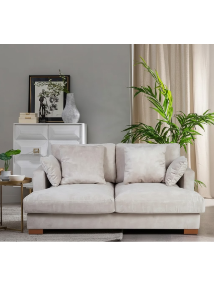 TACTO 190 X 120 sofá antimanchas beige
