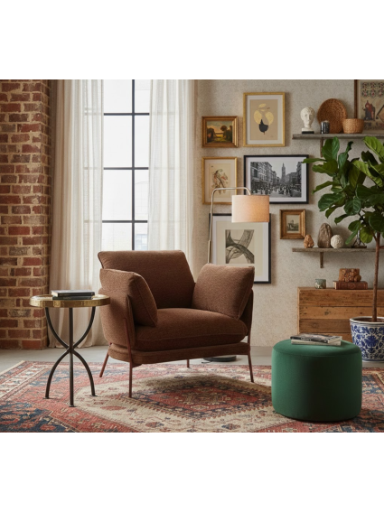 PÁRAMO 95 X 80 sillón marrón