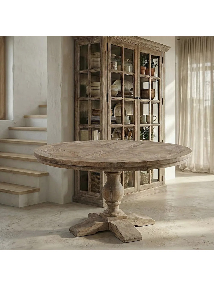 BOREAL 140 X 140 mesa de comedor madera