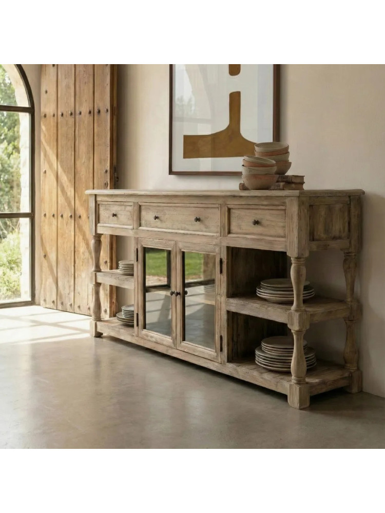 BOREAL 180 X 45 aparador madera 2 puertas