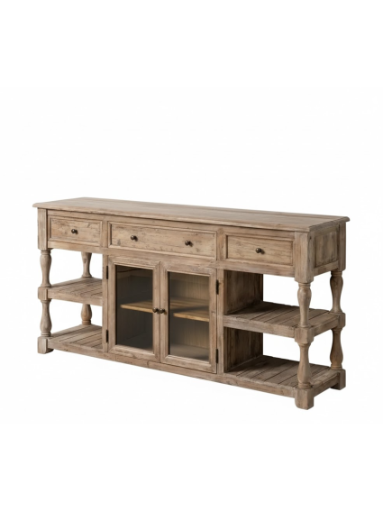 BOREAL 180 X 45 aparador madera 2 puertas