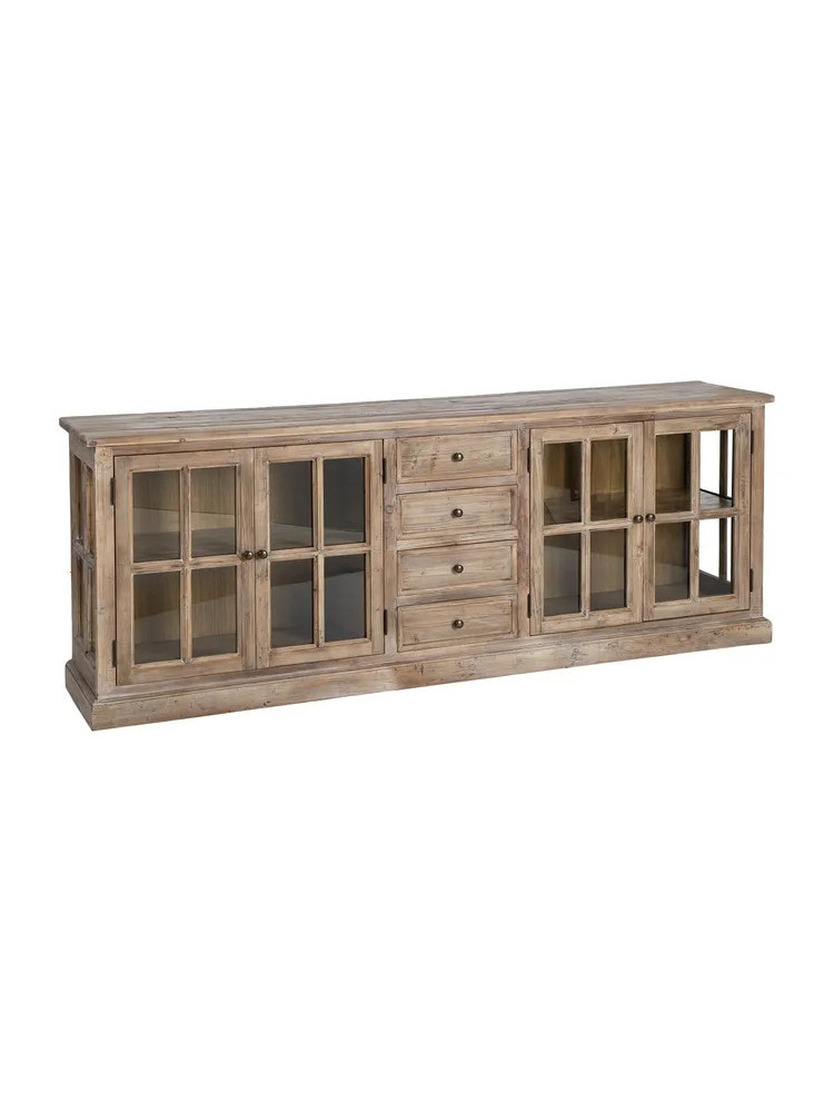 BOREAL 220 X 45 aparador madera 4 cajones