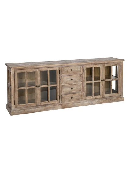 BOREAL 220 X 45 aparador madera 4 cajones