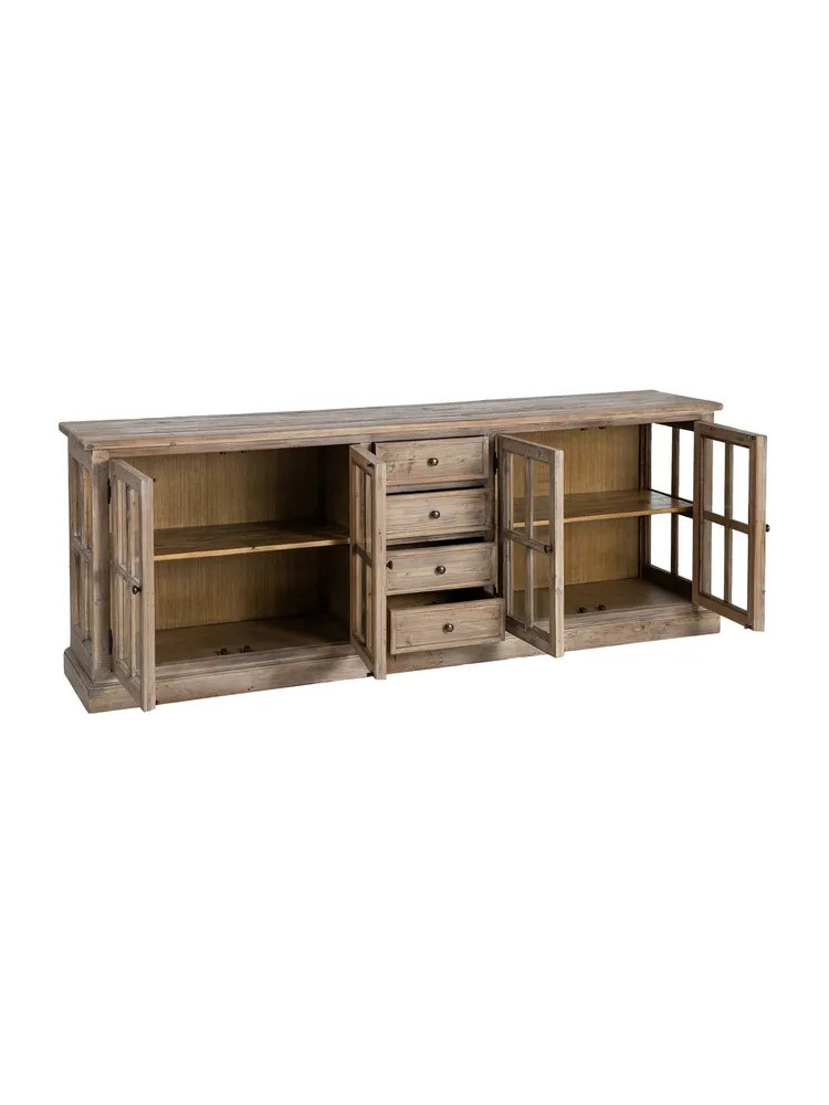 BOREAL 220 X 45 aparador madera 4 cajones