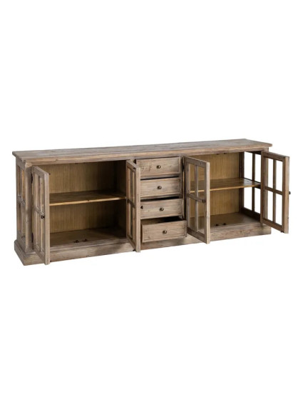 BOREAL 220 X 45 aparador madera 4 cajones