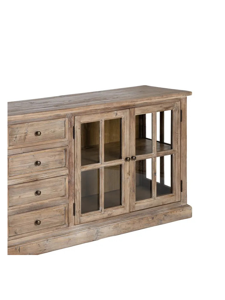 BOREAL 220 X 45 aparador madera 4 cajones