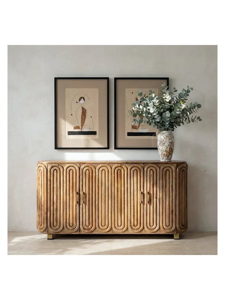 INFINITO 152 X 40 aparador madera de mango