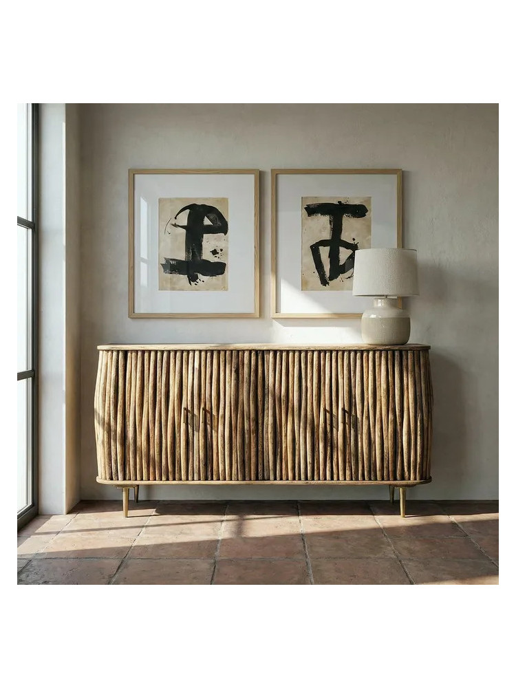 BROTE 148 X 39 aparador madera de mango