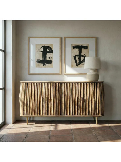 BROTE 148 X 39 aparador madera de mango