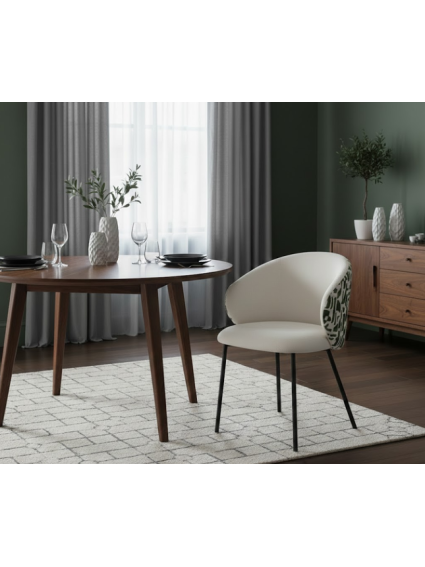 MINERVA 56,50 X 56 silla estampado dark