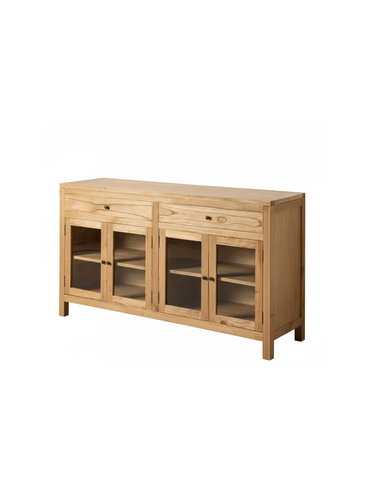 TEIDE 160 X 45 aparador 4 puertas cristal grande