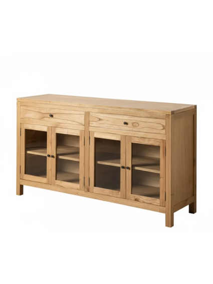 TEIDE 160 X 45 aparador 4 puertas cristal grande