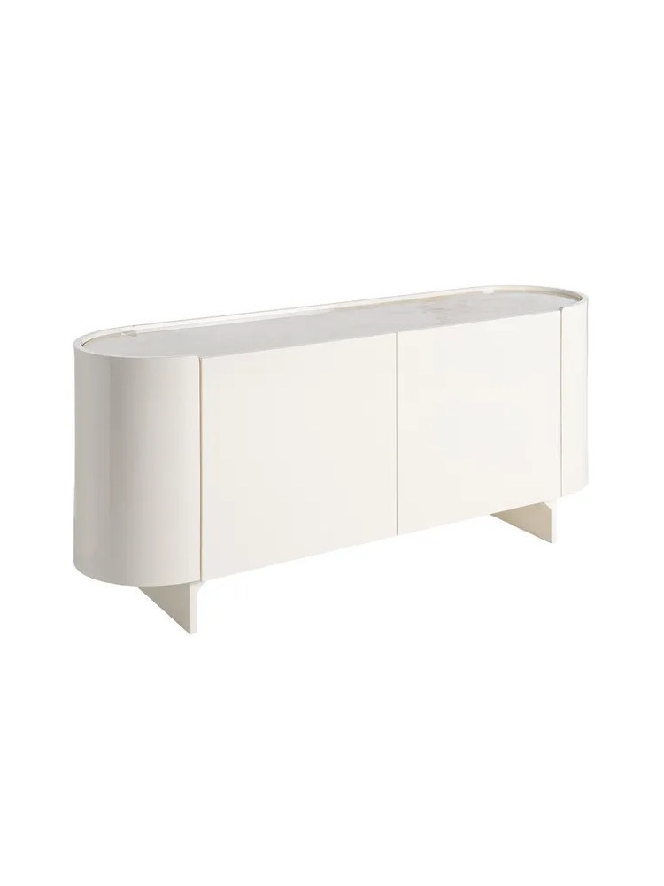 CAÚCASO 160 X 45 aparador lacado crema mármol