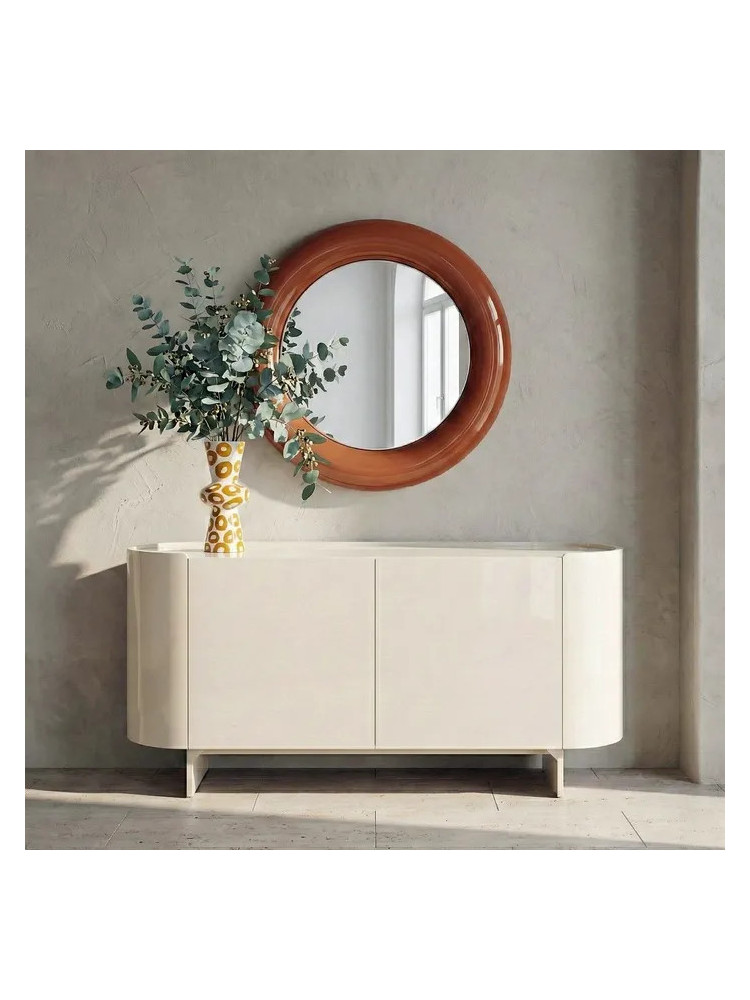 CAÚCASO 160 X 45 aparador lacado crema mármol