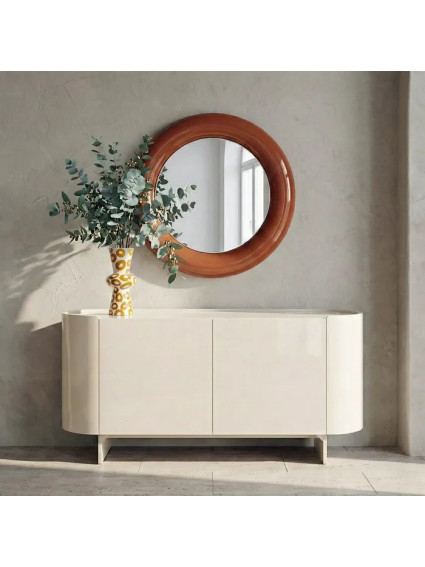 CAÚCASO 160 X 45 aparador lacado crema mármol