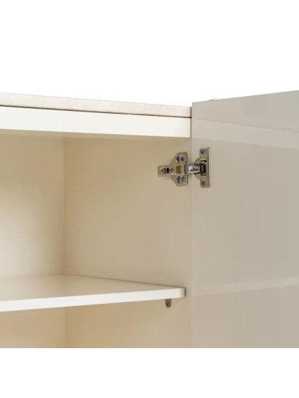 CAÚCASO 160 X 45 aparador lacado crema mármol