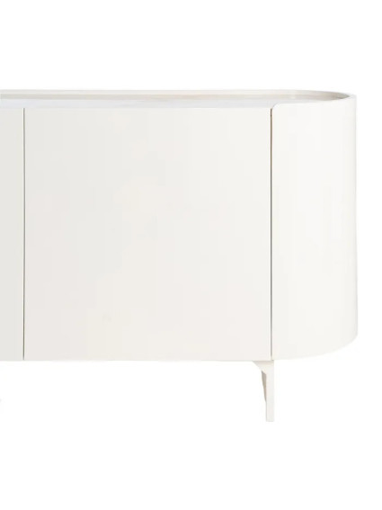 CAÚCASO 160 X 45 aparador lacado crema mármol