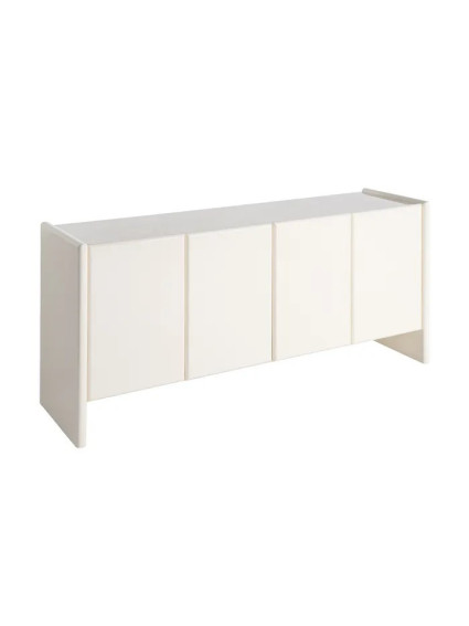 BALCANES 163 X 45 aparador lacado crema mármol