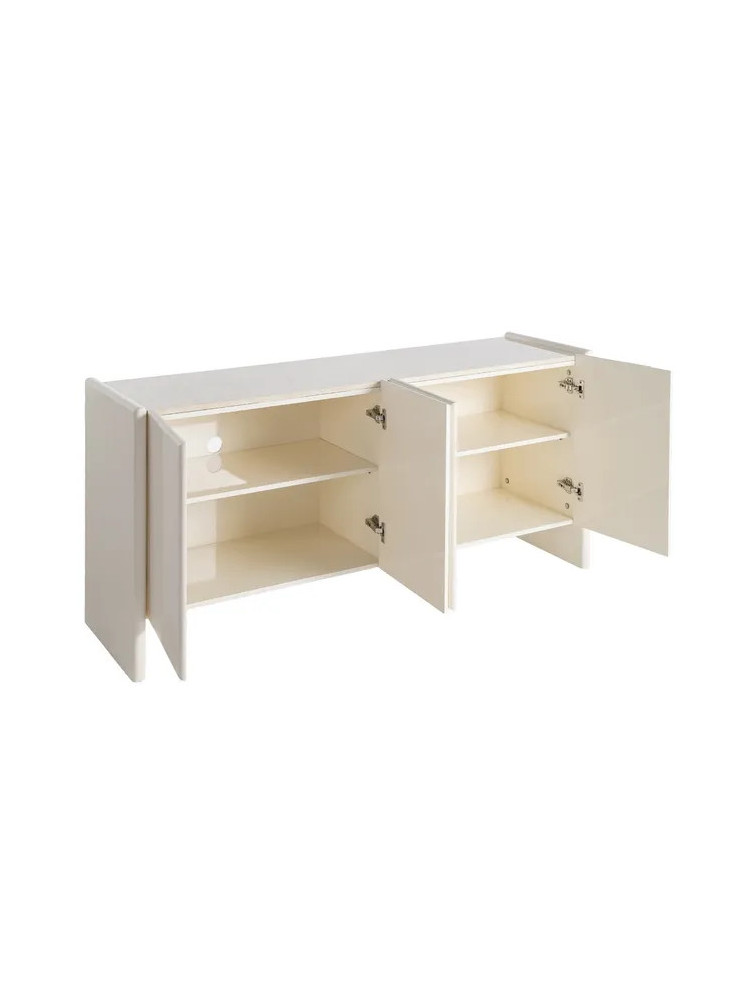 BALCANES 163 X 45 aparador lacado crema mármol