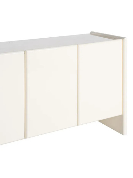 BALCANES 163 X 45 aparador lacado crema mármol