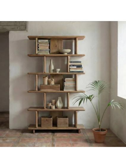 CELOSÍA 106 X 35,50 estantería natural madera de mango