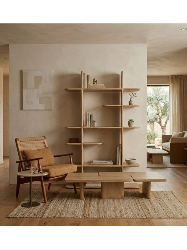 RASTRO 120 X 70 set dos mesas centro madera de mango