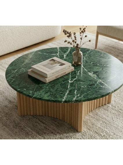 ESMERALDA 97 X 97 mesa de centro mármol