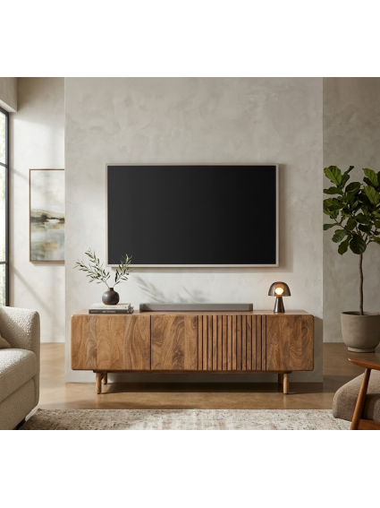 LÍMITE 160 X 45 mueble TV madera de mango