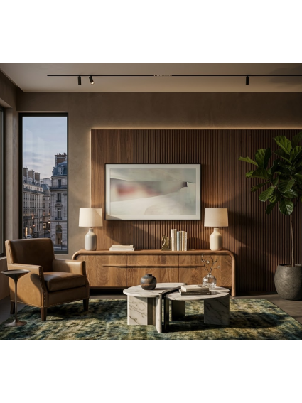 TRAZO 160 X 40 mueble TV madera de mango